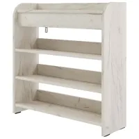 Стеллаж для обуви ML-Mobila МЛ - 13 (1000) 80 x 100 x 25см /Дуб Крафт Белый /Дуб Крафт Белый