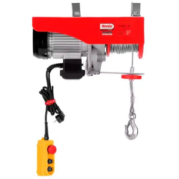 Лебёдка Ronix RH-4136 Электрическая / 1000 кг photo 1
