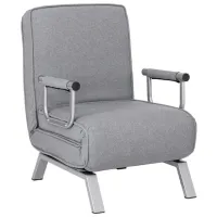 Fotoliu Mebel Elite Bart Chrome Gray