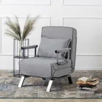 Fotoliu Mebel Elite Bart Chrome Gray photo 2