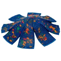 Акупунктурный коврик LYAPKO Romashka M Серебро / для головы