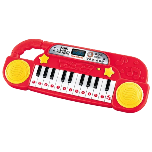 Pian pentru copii Essa Toys 6629 22 clape  / Red photo 1