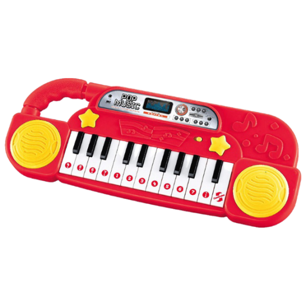 Pian pentru copii Essa Toys 6629 22 clape  / Red photo 1