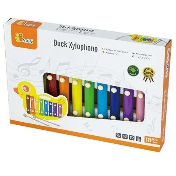 Xilofon VIGA Duck 1.5 ani / Yellow photo 2