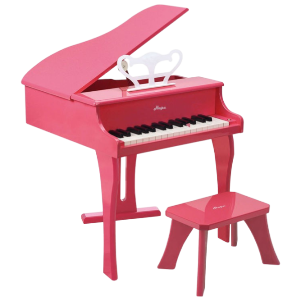 Пианино для детей Hape Grand Piano 30 клавиш  / Розовый photo 1