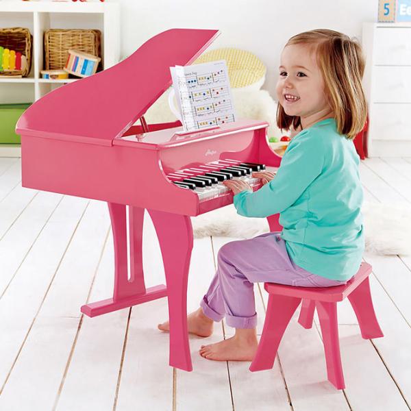 Пианино для детей Hape Grand Piano 30 клавиш  / Розовый photo 3