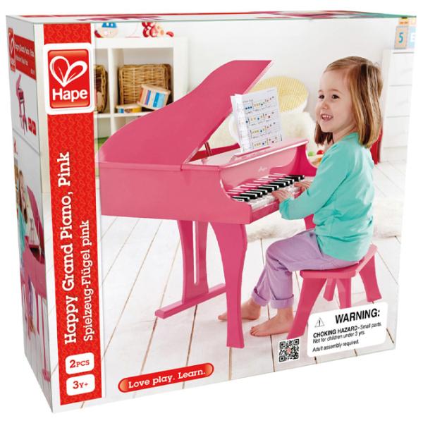Пианино для детей Hape Grand Piano 30 клавиш  / Розовый photo 4