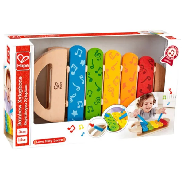 Xilofon Hape Rainbow 12 luni / Multicolor photo 2