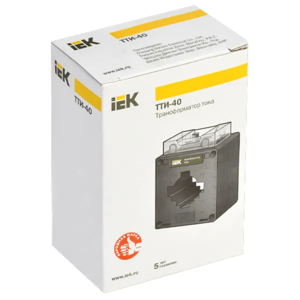 Transformator IEK ТТИ-40 300/5А 5ВА  5 W / 660 V / IP20 photo 2
