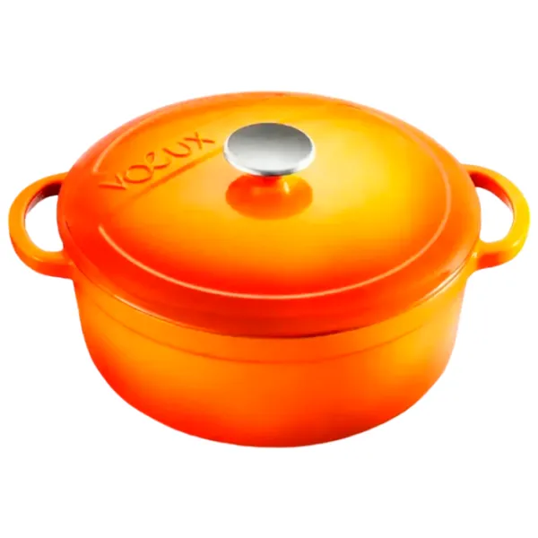 Cratiță Voeux ST-102 5.5 l Fontă / Orange photo 1 Cratiță Voeux ST-102 5.5 l Fontă / Orange photo 1