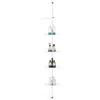 Raft pentru baie Modern Home PJJBR1006-04 Oțel inoxidabil / White photo 2