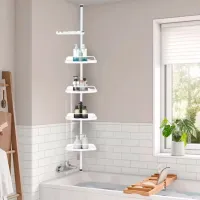 Raft pentru baie Modern Home PJJBR1006-04 Oțel inoxidabil / White photo 5
