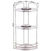 Raft pentru baie Teknotel BK083 Oțel inoxidabil / Silver photo 2