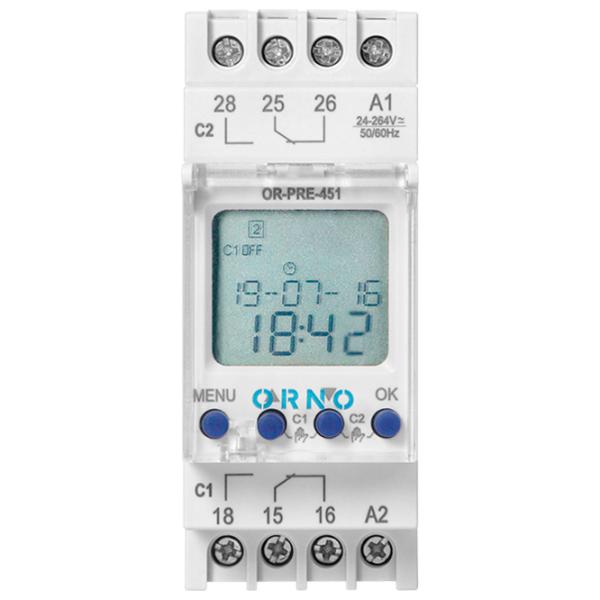 Releu de timp ORNO ORPRE451 264 V / 50 - 60 Hz photo 2