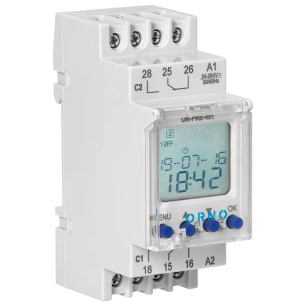 Releu de timp ORNO ORPRE451 264 V / 50 - 60 Hz photo 3