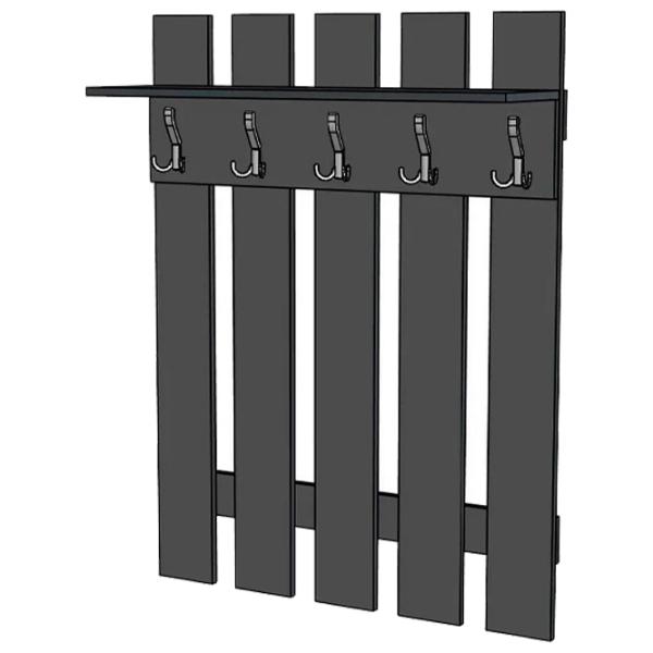 Cuier ML-Mobila № 3 LPAL / Anthracite photo 1 Cuier ML-Mobila № 3 LPAL / Anthracite photo 1