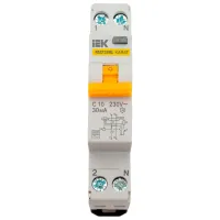 Автоматический выключатель IEK MVD12-1-010-C-030 Модульная / 10 A