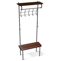 Cuier Sheffilton SHT-HW1-S Metal / Brown - Black photo 2