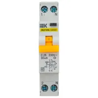 Întrerupător automat IEK MVD12-1-025-C-030-A Modulară / 25 A