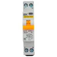 Автоматический выключатель IEK MVD12-1-016-B-030 Модульная / 16 A