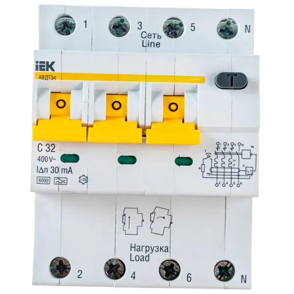 Întrerupător automat IEK MAD22-6-032-C-30 Modulară / 32 A photo 4 Întrerupător automat IEK MAD22-6-032-C-30 Modulară / 32 A photo 4