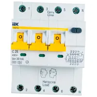 Автоматический выключатель IEK MAD22-6-025-C-30 Модульная / 25 A