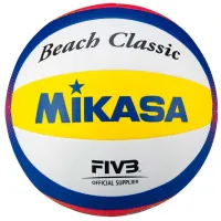 Мяч для волейбола Mikasa BV552C Beach Classic Резина / Любительский
