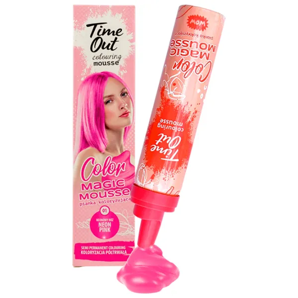Красящий мусс Time Out Mousse Color Код цвета: N01, 75 мл photo 4 Красящий мусс Time Out Mousse Color Код цвета: N01, 75 мл photo 4