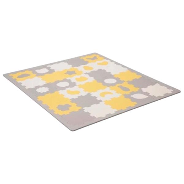 Covoraș puzzle KinderKraft KPLUSH00YEL0000 EVA / 0+ photo 2