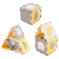 Covoraș puzzle KinderKraft KPLUSH00YEL0000 EVA / 0+ photo 3