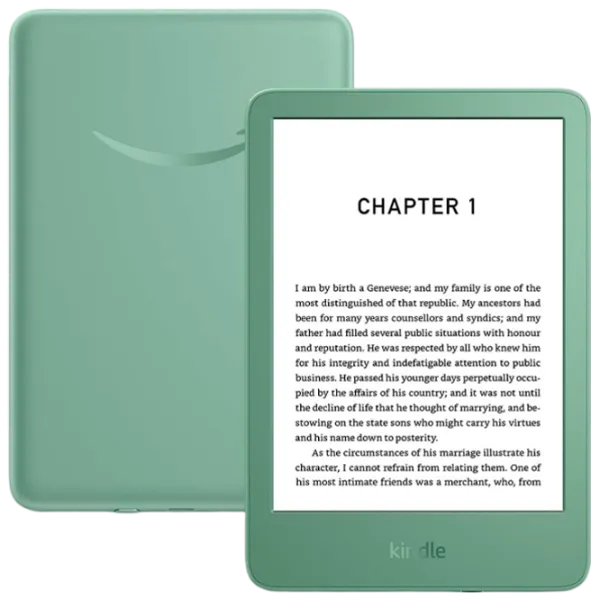 Электронная книга Kindle Поколение 11 (2024) 6" / E-Ink / 16 ГБ / Зеленый photo 1 Электронная книга Kindle Поколение 11 (2024) 6" / E-Ink / 16 ГБ / Зеленый photo 1