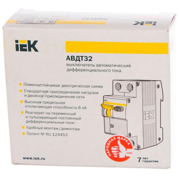 Автоматический выключатель IEK MAD22-5-063-C-100 Модульная / 63 A photo 2