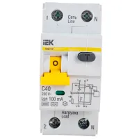 Автоматический выключатель IEK MAD22-5-040-C-100 Модульная / 40 A