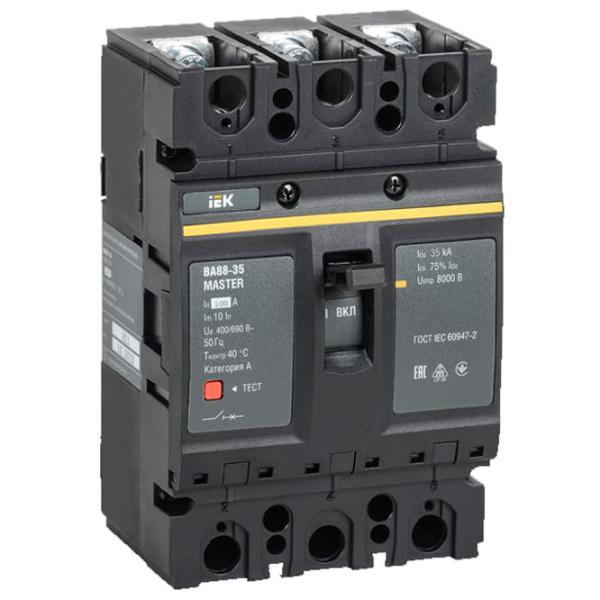 Автоматический выключатель IEK SVA30-3-0100-R  / 100 A photo 1