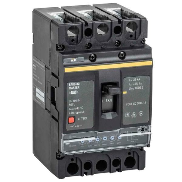 Автоматический выключатель IEK SVA11-3-0125-02 Силовой / 125 A photo 1