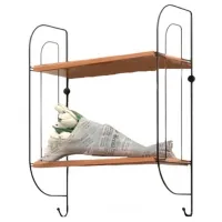 Raft pentru baie Teknotel MG504 Metal / Black