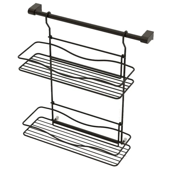 Raft pentru baie Teknotel MG042B Metal / Black photo 1