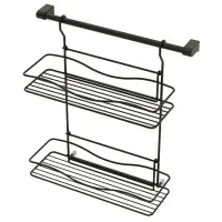 Полка для ванной Teknotel MG042B Металл / Черный