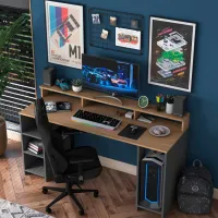 Офисный стол Mirage Meble HA110 ДСП/ Antracit photo 3