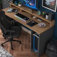 Офисный стол Mirage Meble HA110 ДСП/ Antracit photo 6