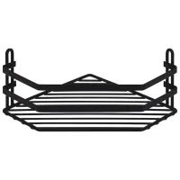 Полка для ванной Teknotel ES077 Металл / Черный