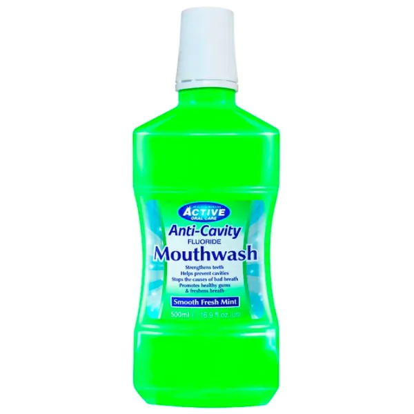 Apă de gură Active Oral Care Fresh Mint 500 ml photo 1 Apă de gură Active Oral Care Fresh Mint 500 ml photo 1