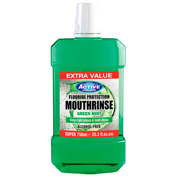 Apă de gură Active Oral Care Mint 750 ml photo 1 Apă de gură Active Oral Care Mint 750 ml photo 1