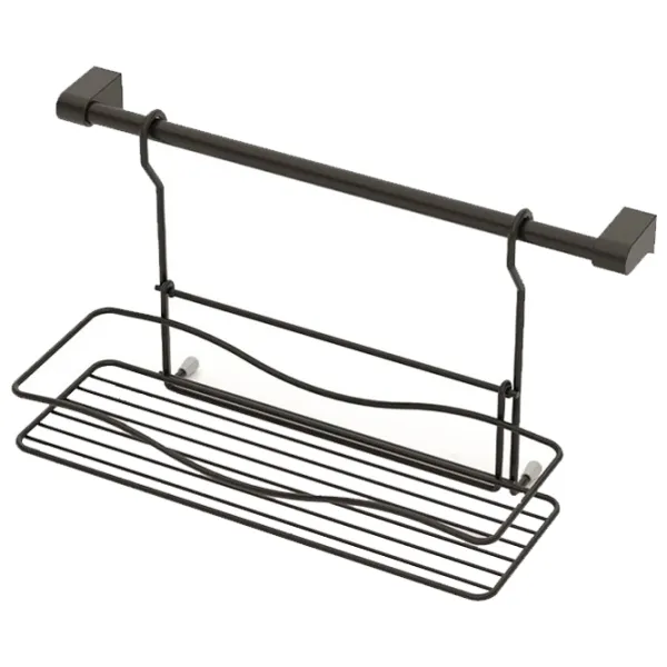 Raft pentru baie Teknotel MG041B Metal / Black photo 1
