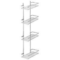 Полка для ванной Teknotel ES060 Металл / Серебряный