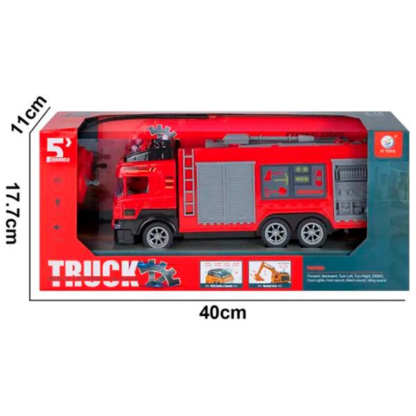 Camion RC 5-Channel Puzzle JT657  / 2.4 GHz / Yellow Red photo 5 Camion RC 5-Channel Puzzle JT657  / 2.4 GHz / Yellow Red photo 5