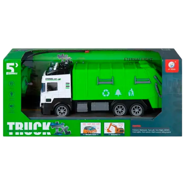 Camion RC 5-Channel Puzzle JT658  / 2.4 GHz / Gray Green photo 2