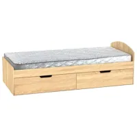 Pat pentru copii KompaniT 90+2С 90 x 200 cm / PAL / Sonoma Oak