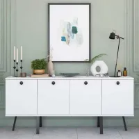Комод для офиса Mirage Meble GD120 78.6 x 180 x 40см / / Черный photo 2