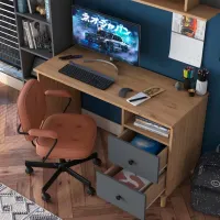 Set de mobilă pentru copii Mirage Meble HA115 Modulară / Walnut photo 3